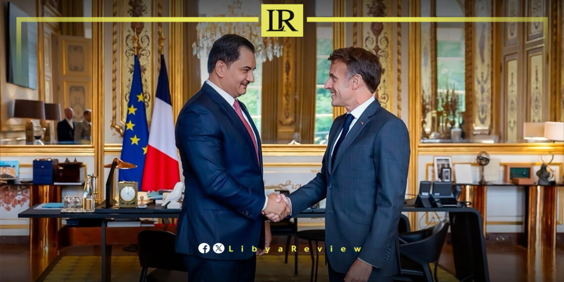 Saddam Haftar Meets Macron During Official Visit to France