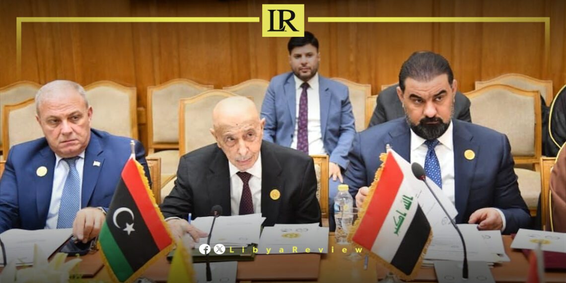 Libya's Parliament Speaker Participates in 8th Arab Parliament Conference in Cairo