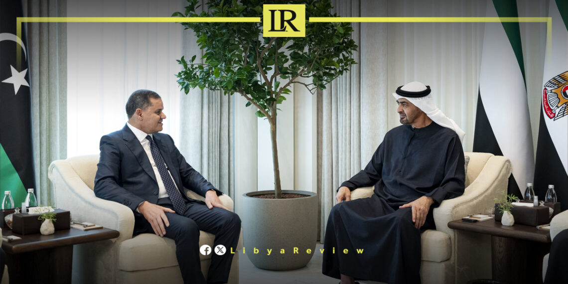 UAE President Meets Libya's PM Dbaiba in Abu Dhabi