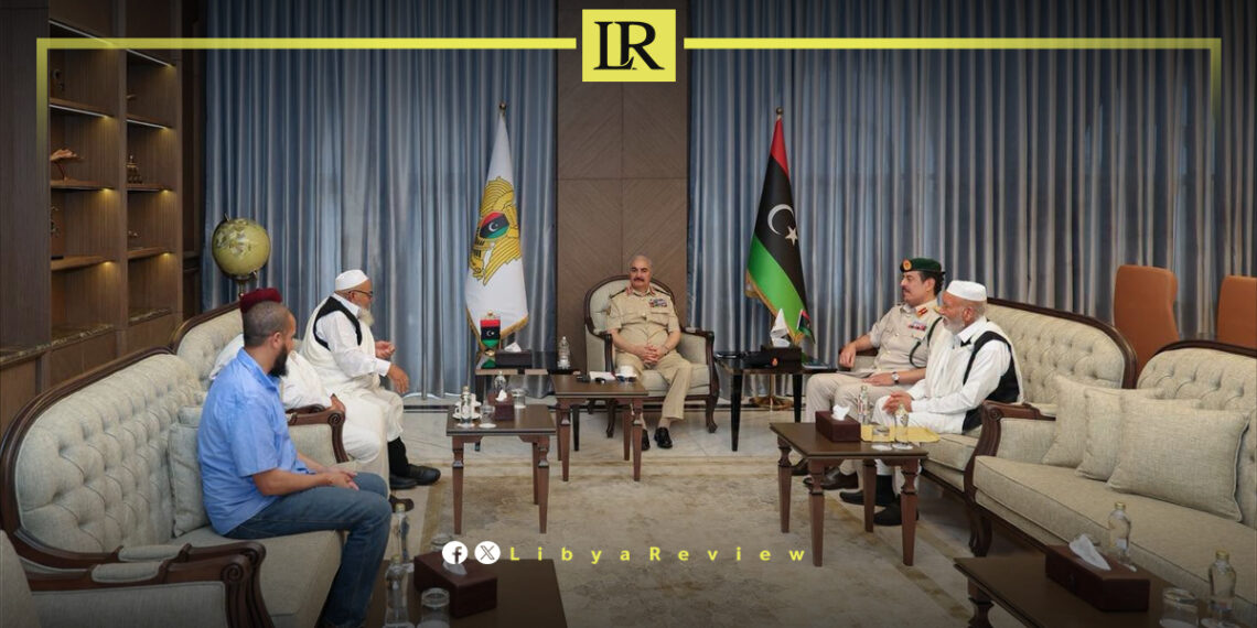 Field Marshal Khalifa Haftar Meets Zintan Tribal Leaders in Libya's Benghazi